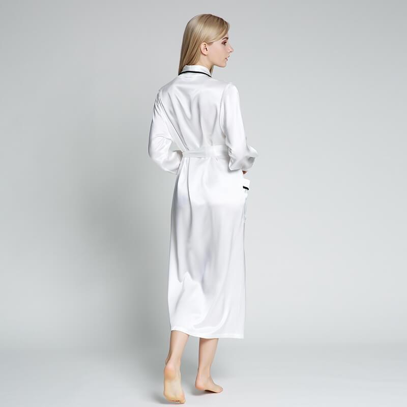 Silk Long Silk Full Length Breathably Silk Robe for Bridesmaids (multi-colors) - DIANASILK