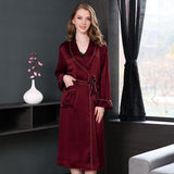 Silk Long Silk Full Length Breathably Silk Robe for Bridesmaids (multi-colors) - DIANASILK