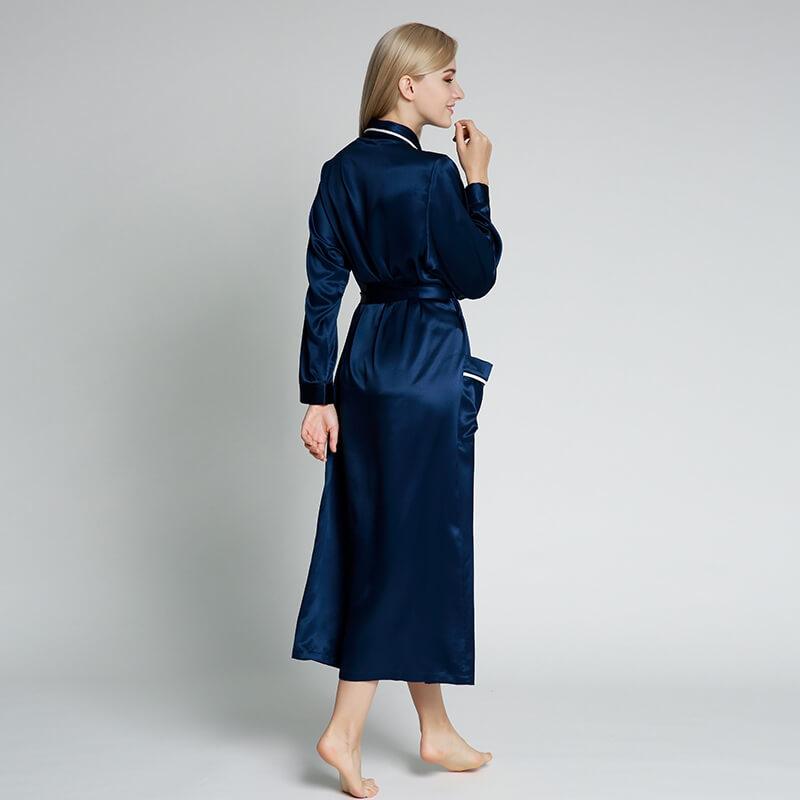 Silk Long Silk Full Length Breathably Silk Robe for Bridesmaids (multi-colors) - DIANASILK