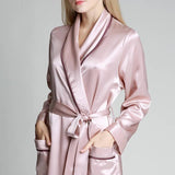 Silk Long Silk Full Length Breathably Silk Robe for Bridesmaids (multi-colors) - DIANASILK