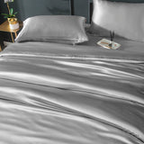 19 Momme 3PCS Ensemble de housse de couette Ensembles de literie en soie de luxe sans couture