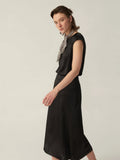 Simple Pure 100% 22mm Mulberry Silk Grade 6a Camiseta de seda sin mangas para mujer