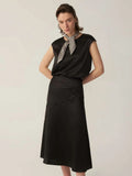 Simple Pure 100% 22mm Mulberry Silk Grade 6a Camiseta de seda sin mangas para mujer