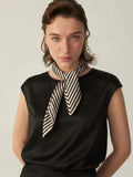 Simple Pure 100% 22mm Mulberry Silk Grade 6a Camiseta de seda sin mangas para mujer