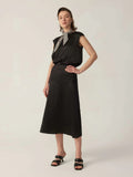Simple Pure 100% 22mm Mulberry Silk Grade 6a Camiseta de seda sin mangas para mujer