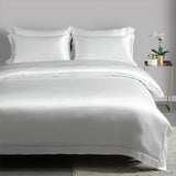 19 Momme 3PCS Ensemble de housse de couette Ensembles de literie en soie de luxe sans couture