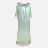 Women's 100% Silk Full Length Silk Nightgown Simple Nightdress - DIANASILK