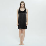 Women's 100% Silk Nightgown Wide Adjust Straps Ladies Simple Chemise Nightdress - DIANASILK