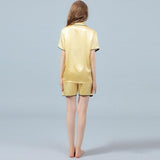 Women's Luxury Silk Sleepwear 100% Silk Short Pajamas Set (multi-colors) - DIANASILK